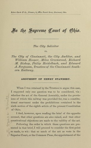 In the Supreme Court of Ohio