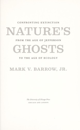 Nature's ghosts