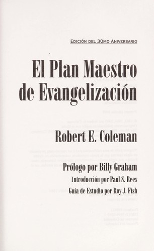El plan maestro de la evangelizacio n