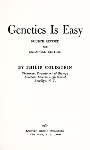 Genetics is easy