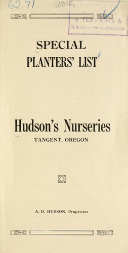 Special planters' list