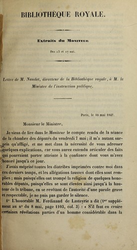 Bibliothe  que royale