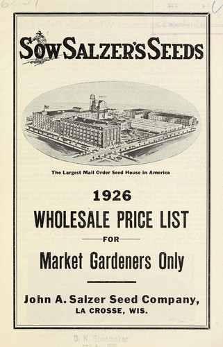 Sow Salzer's seeds