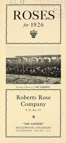 Roses for 1926