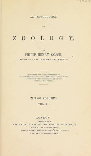 An introduction to zoology
