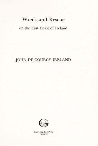 Wreck and rescue on the east coast of Ireland