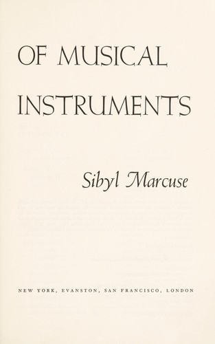 A survey of musical instruments