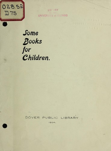 Some books for children