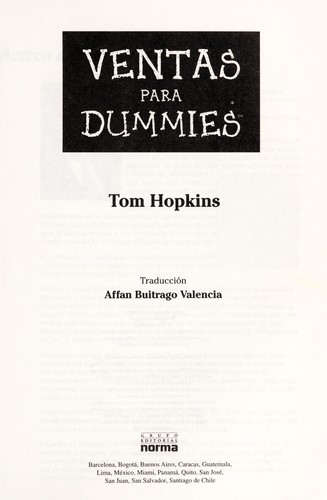 Ventas Para Dummies