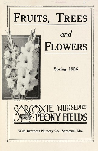 Fruits, trees and flowers