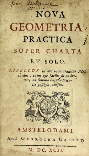 Nova geometria, practica super charta et solo