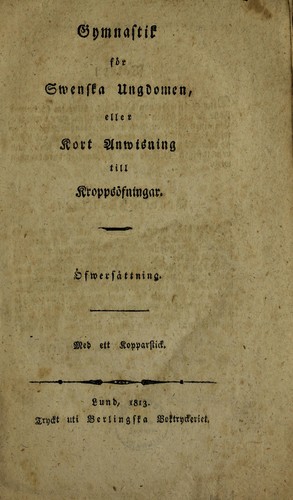 Gymnastik for Swenska ungdomen