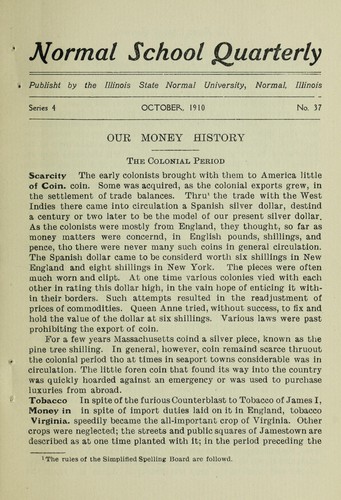 Our money history