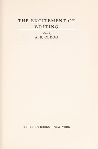 The excitement of writing
