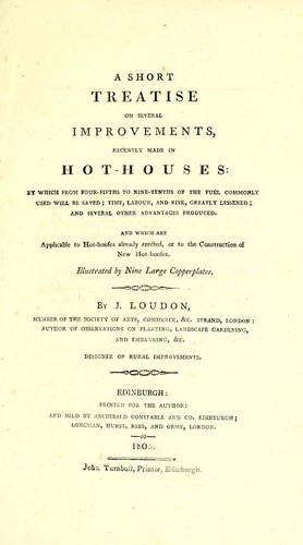 A short treatise on several improvements
