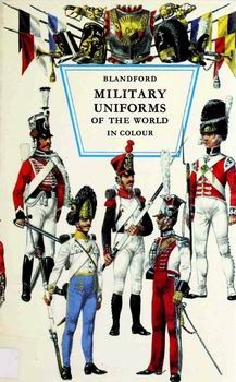 Military uniforms in colour;
