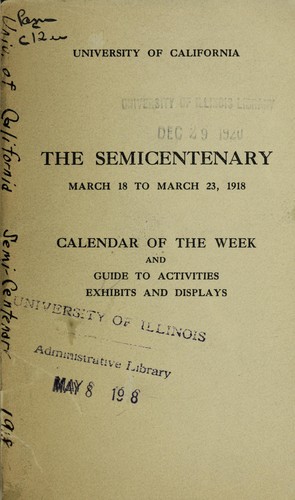 The Semicentenary, March 18 to March 23, 1918