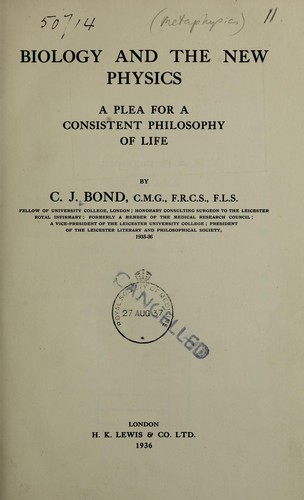 Biology and the new physics