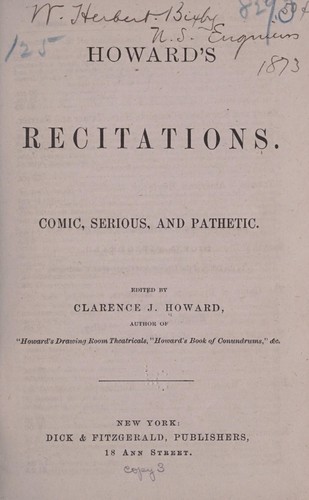 Howard's recitations