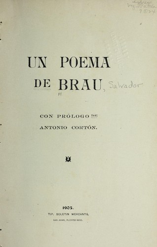Un poema de Brau [Mi campo santo]