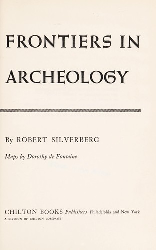 Frontiers in archeology