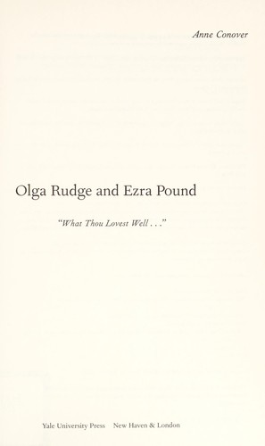 Olga Rudge and Ezra Pound