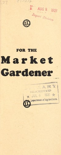 For the market gardener