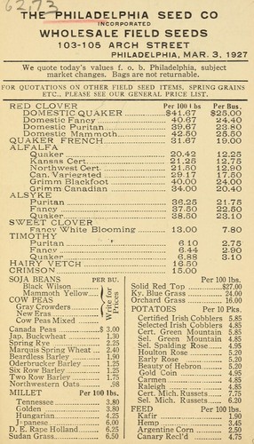 Wholesale field seeds