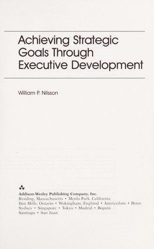 Achieving strategic goals through executive development