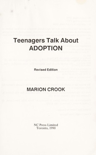 Teenagers Talk About Adoption