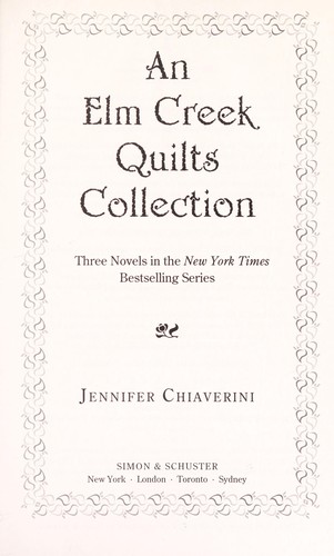 An Elm Creek quilts collection