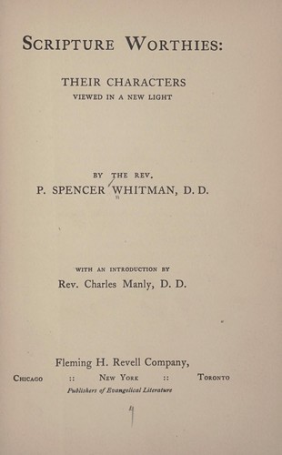 Scripture worthies