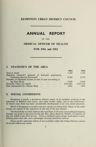 [Report 1961-1962]