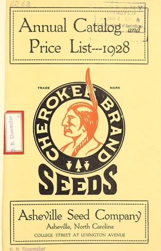Annual catalogue and price list, 1928