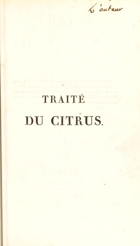 Trait©♭ du citrus