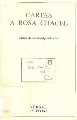 Cartas a Rosa Chacel
