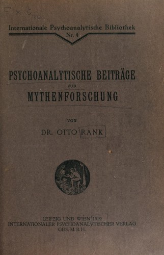 Psychoanalytische Beitr©Þge zur Mythenforschung