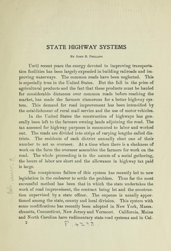 State highway systems