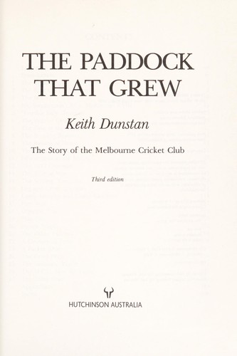 The paddock that grew