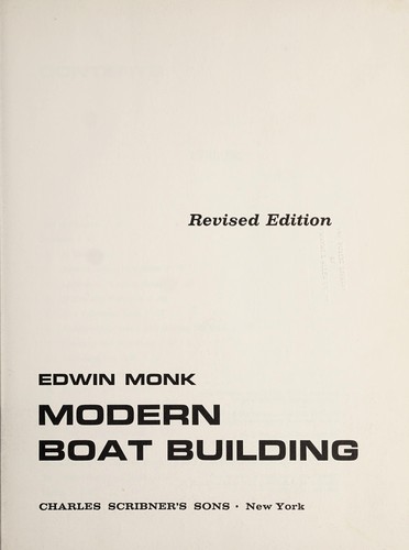 Modern boat building