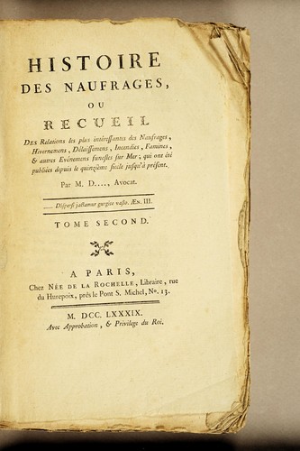 Histoire des naufrages