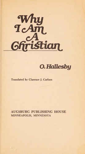 Why I am a Christian