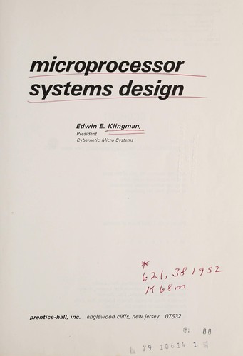 Microprocessor Systems Design