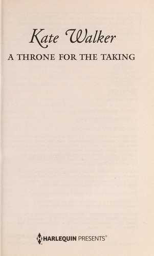 A throne for the taking