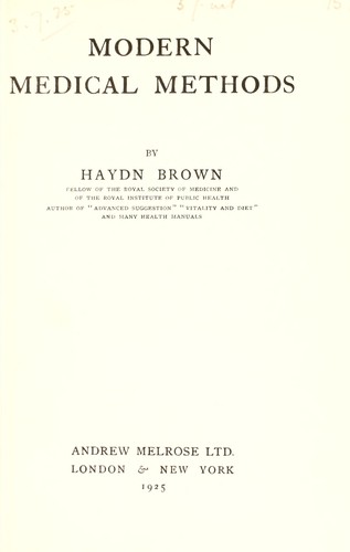 Modern medical methods