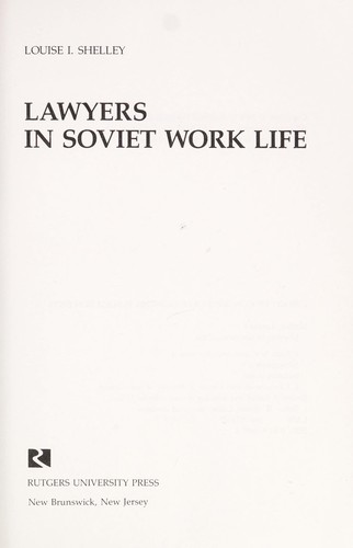 Lawyers in Soviet work life