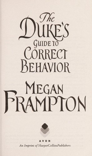 The duke's guide to correct behavior