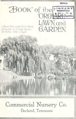 Book of the orchard, lawn and garden