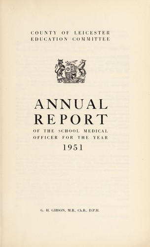 [Report 1951]