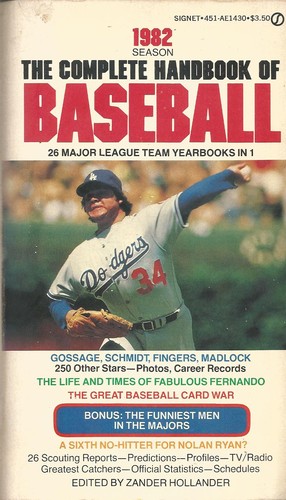 The Complete Handbook of Baseball 1982
